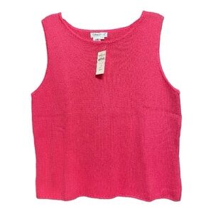 Coldwater Creek Pink Knit Tank Top 1X